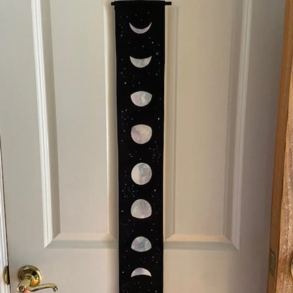 NEW Moon Phases & Zodiac Constellation Wall Tapestry